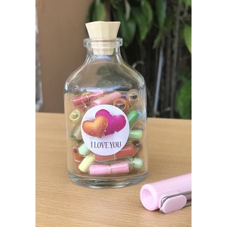 I LOVE YOU - Message in a Bottle / Capsule