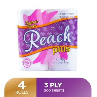 Reach Bathroom Tissue 3Ply 500Sheets By 4S
