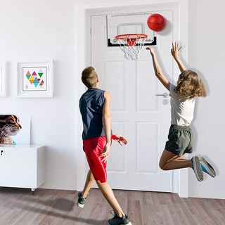 【COD】 Mini Indoor Basketball Hoop With Ball 18 inch x 12 inch Shatterproof Backboard (1)