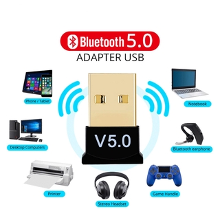 Kakaka Bluetooth 5.0 Receiver USB Wireless Bluetooth Adapter Audio Dongle Sender for PC Computer Laptop Earphone LMP9.X USB Transmitter 4.8