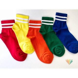 Korean Iconic Socks - Vintage Jersey Colors