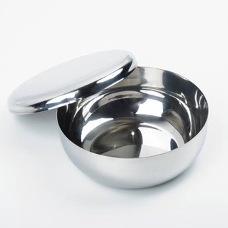 Stainless steel Korean rice bowl with lid