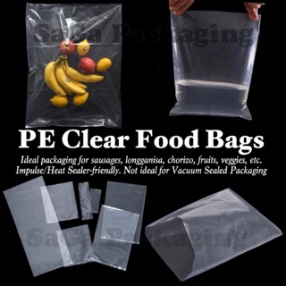 100pcs PE Clear Bag (.003)