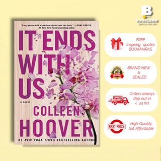 [PAPERBACK] It Ends With Us by Colleen Hoover ( 100% ORIGINAL) FREE BOOKMARKS