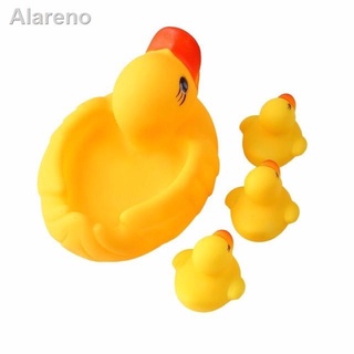 ❄rubber race squeaky ducks classic baby bath toys