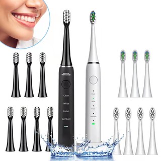 Sonic Electric Toothbrush Smart Tooth Brush Ultrasonic Automatic Toothbrush 6 Modes USB Fast Recharg