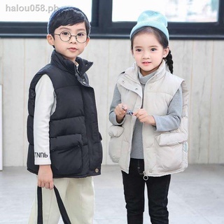 Hot sale✺2021 new anti-season autumn and winter boys and girls Korean version of ins wind vest all-match foreign wear down cotton vest