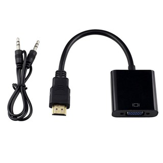1080P HDMI to VGA with audio cable Adapter High Quality (1)