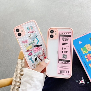 Casetify BT21 Case Oppo Oppo A92 A3s A5s A12E A53 A33 A31 2020 A52 A15 Reno 4 4F 4Lite A5 A9 2020 A15S A7 A12 A11 A11K A1K F9 F9pro F11 Impact Camera Protection Shockproof Skin Feel BTS Cover