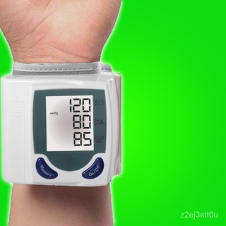 "Easy-to-Use!" 2-in-1 Original Portable Electronic Digital Automatic Wrist-Type Blood Pressure BP Mo