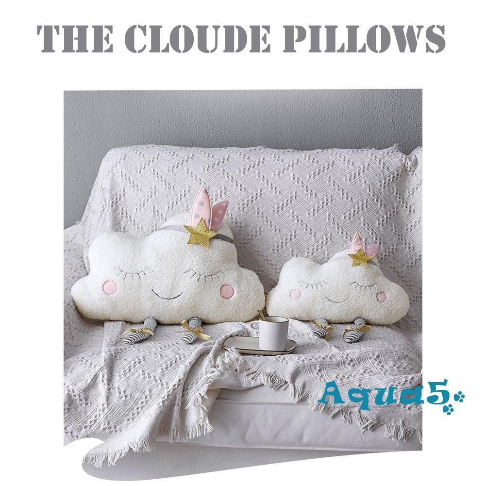 ღ♛ღCreative Cloud Shaped Plush Stuffed Pillow Bed Cushion