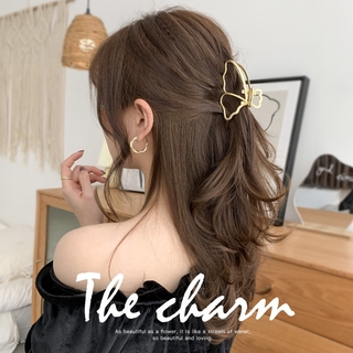 Korean Elegant Butterfly Claw Clip Retro Big Hairpin Ins Style Simple Women Duckbill Hair Accessories