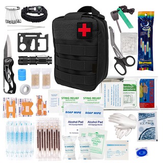 Wilderness Survival Equipment Camping Tools Outdoor Emergency Rescue Medical First Aid Kits Mil 008