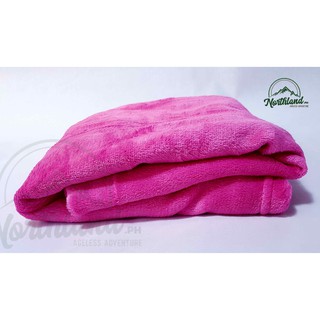 Soft Plushy Travel Blanket 4.9x3.8ft Hot Pink Color