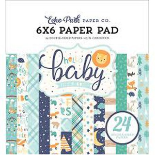 Echo Park Paper Company 6 X 6 Paper Pad Hello Baby Boy