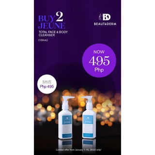 [ BUY1 TAKE1 PROMO ] BEAUTéDERM Jeune Total Face and Body Cleanser (100 ML)