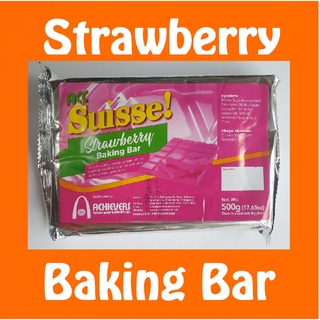 Suisse Strawberry Baking Bar 500g