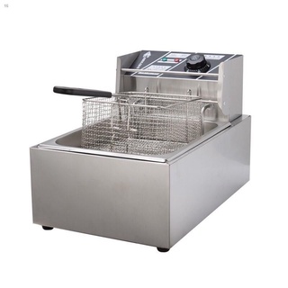 ∋▩220V Stainless Steel Frying Machine Electric Deep Fryer