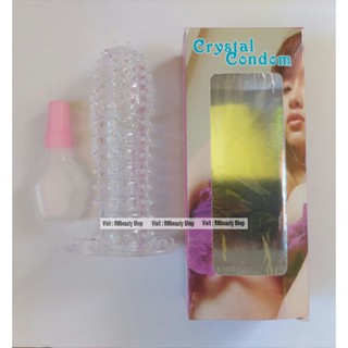CRYSTAL REUSABLE CONDOM with LUBRICANT