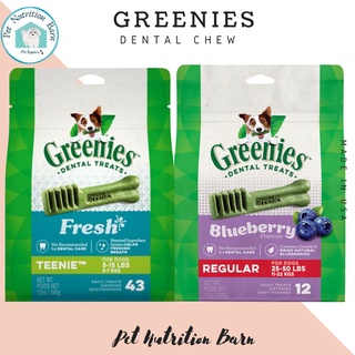Greenies Fresh +blue berry Dental Dog Treats 10pcs