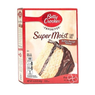 ⊙☞▩Betty Crocker Super Moist Butter Recipe Yellow Cake Mix 432g
