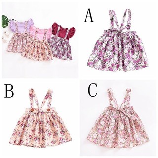 BOBORA Cute Baby Kids Girl Dress Summer Cotton Floral (2)