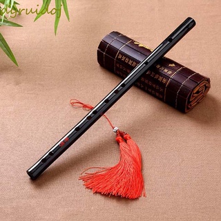 DYRUIDOJ Black Flute C D E F G Key Mo Dao Zu Shi Transverse Fife Gift Lan Wang Ji Dizi Cosplay Accessory Wei Wuxian Bamboo Musical Instruments