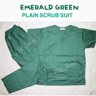 SCRUB SUIT Lacoste cotton (EMERALD GREEN Plain scrub)