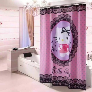 ▼Hello kitty shower curtain