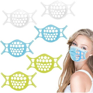 3D Mask Bracket Silicone Face Mask Bracket 3D Mask Bracket Inner Support Frame for More Breathing Space Keep Fabric