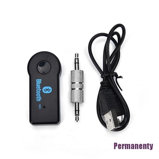Permanenty❁❁3.5Mm Streaming Car Wireless Bluetooth Car Kit Aux Audio Music Receiver Adapter