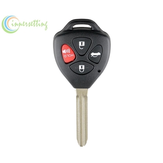 INN Car Remote Key Shell 4 Buttons Key Fob Case Blank for Toyota Camry Camry (1)