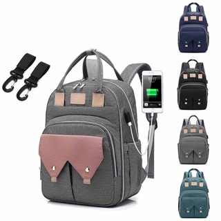 Baby Diaper Bag Mommy Backpack For Mom 2020 USB Maternity Baby Nappy Nursing Bags Travel Diaper