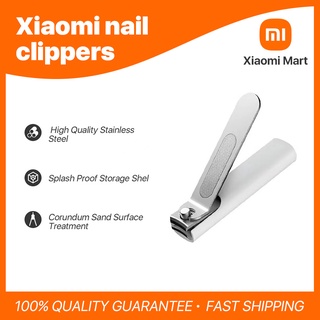 Xiaomi Mijia Nail Clipper with Anti-Splash Cover Stainless Steel Fingernail Toenail Cutter (1)