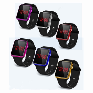 [COD] Student Simple Trend Creative Electronic square LED Apple Watch