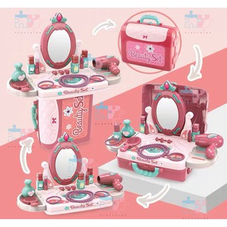 Beauty Make Up and Kitchen Play Set Playtime