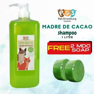COD PET Shampoo Citronella Scent 1 Liter with Free 2 MDC Soap Shampoo For Anti Mange Cat Shampoo For