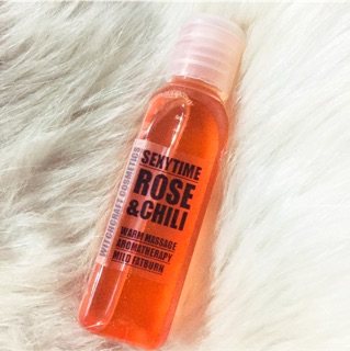 Sexy time rose & chili warm body oil Aroma therapy fat burn (3)