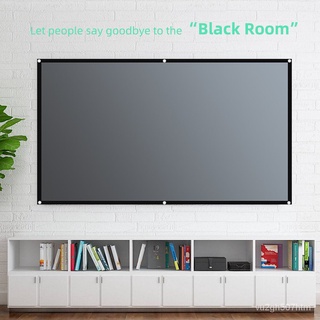 72Inch Portable Projector Screen Projection Screen 16:9 HD 4K Foldable For Home Theater Cinema Indoo