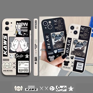 IPhone 6 6s 7 8 Plus X XS Max XR iphone 11 pro max iPhone12 iPhone12pro iPhone 12promax Anti-drop leather KAWS iPhone case