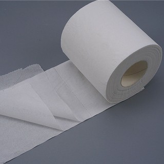 10pcs Roll Paper Toilet Paper 3 Layers Bathroom Toilet Kitchen Paper Tissue Cleaning Paper Wood Pulp