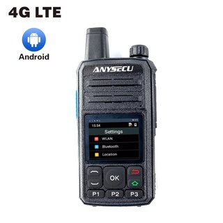 ANYSECU 4G Network Radio T50 Android 5.1 LTE/WCDMA/GSM POC Walkie Talkie 5200mAh Battery Compatible