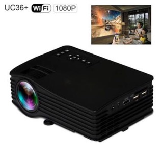 Unic UC36+ Portable 1080P Wifi Home Theater LED Projector