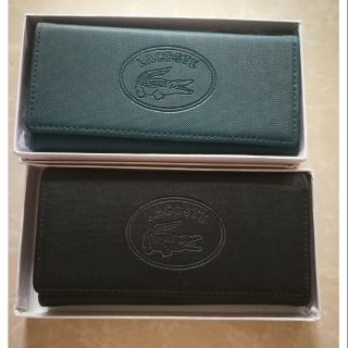 lacoste wallet long with box