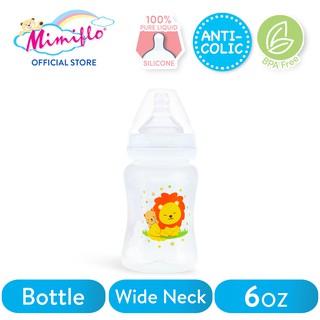 Mimiflo® Wide Neck Feeding Bottle Safari Series 6oz