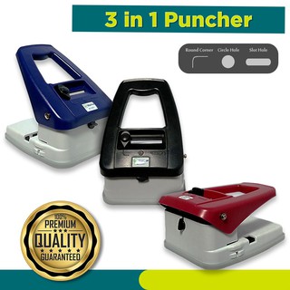 Ready Stock/◎ID Puncher (Corner Puncher , Oblong Puncher , Circle Puncher) 3in1 Puncher || 2in1 Punc