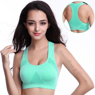 IVT Women Sports Bra Padded Seamless bralette with Removable Pad
