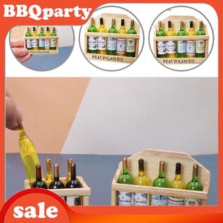 <BBQparty> with Magnets Wine Cabinet Model Magnetic Sticker Simulation Materials Wine Cabinet Model Safe for Fridge