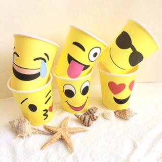 Js emoji paper cup 10pcs per pack