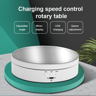 NEW Photography Rotating Display Stand Electric Rotating Product Display 360 Degree Turntable For Video Shooting 3KG Speed Adjustable